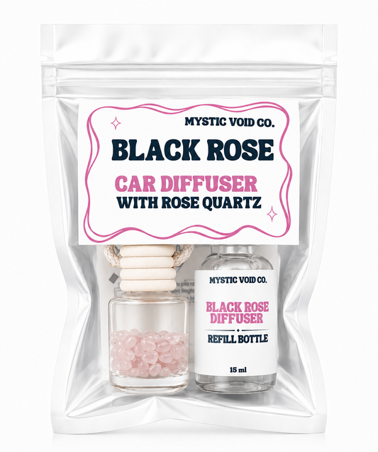 CAR DIFFUSER | BLACK ROSE