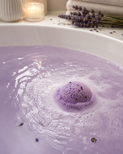 CRYSTAL BATH BOMB | LAVENDER MOON