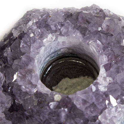AMETHYST CANDLE HOLDER