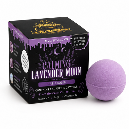 CRYSTAL BATH BOMB | LAVENDER MOON