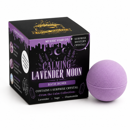 CRYSTAL BATH BOMB | LAVENDER MOON
