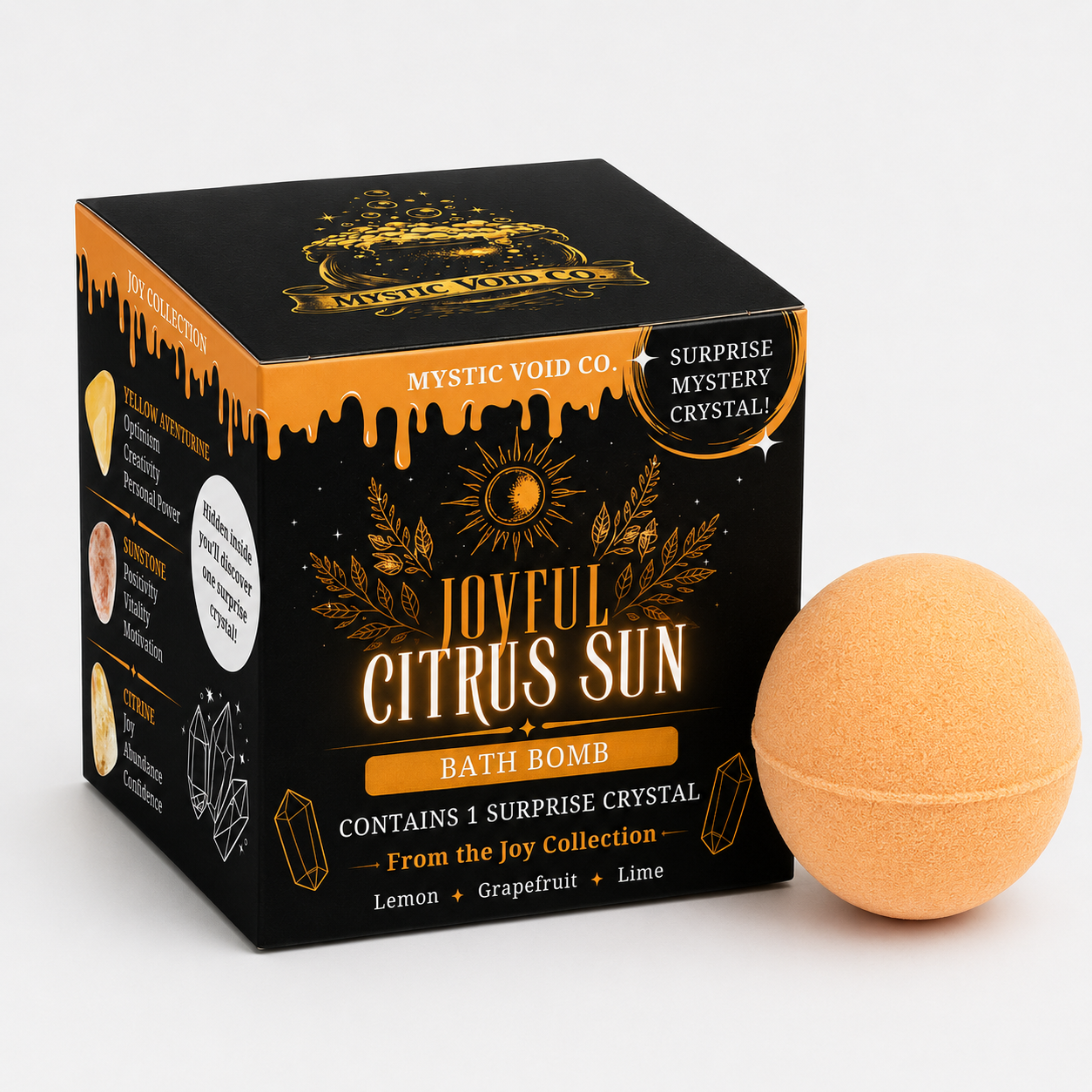 CRYSTAL BATH BOMB | CITRUS SUN
