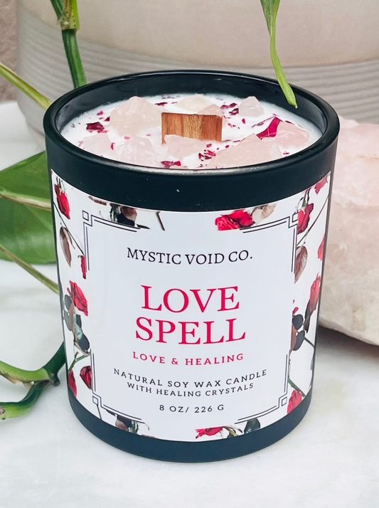 LOVE SPELL 8 OZ CANDLE