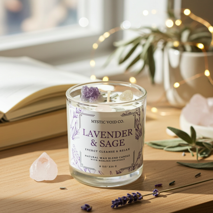 LAVENDER & SAGE CANDLE