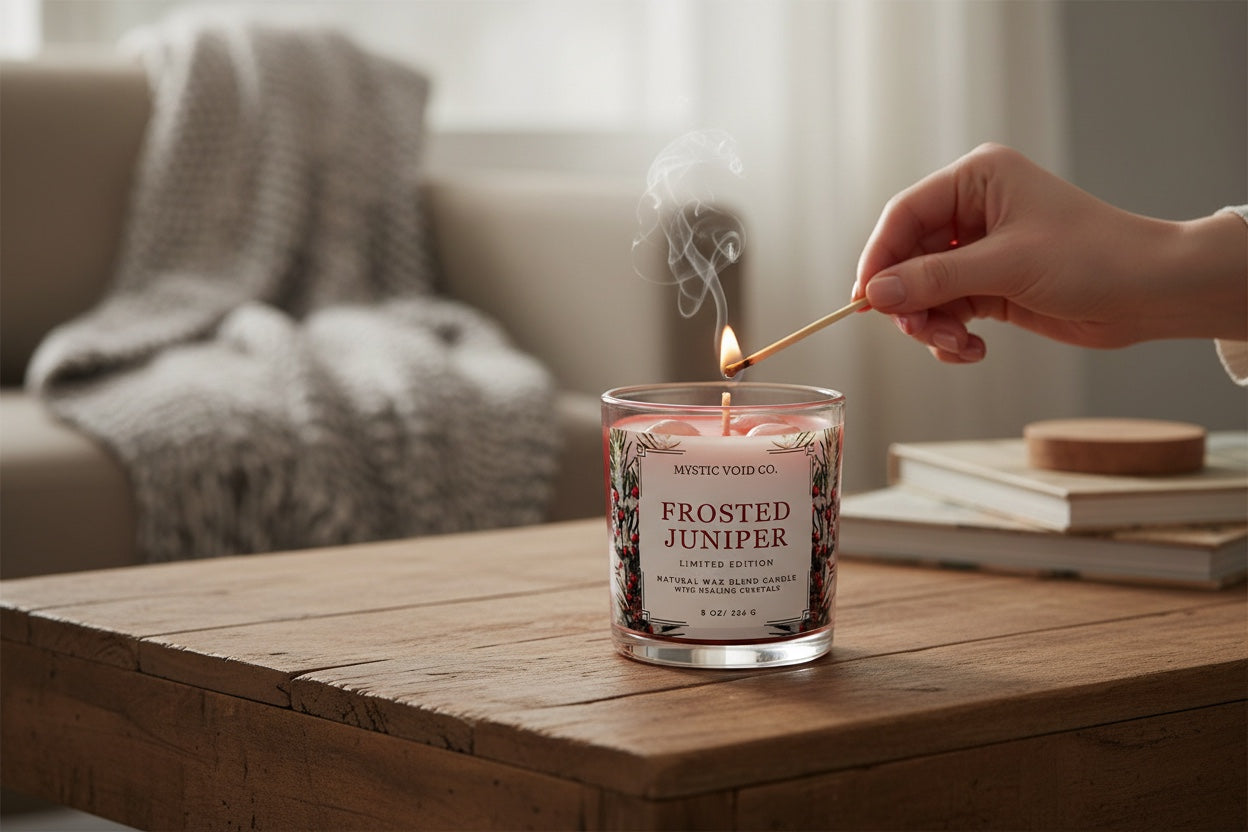 FROSTED JUNIPER CANDLE