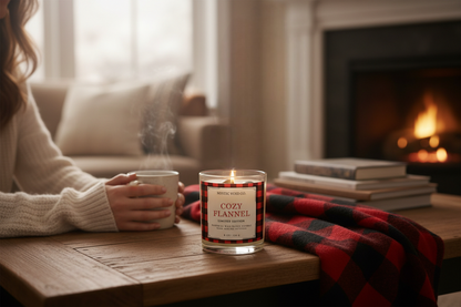 COZY FLANNEL CANDLE